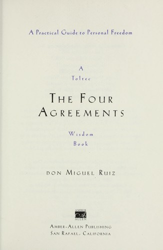 Cover of The Four Agreements: A Practical Guide to Personal Freedom